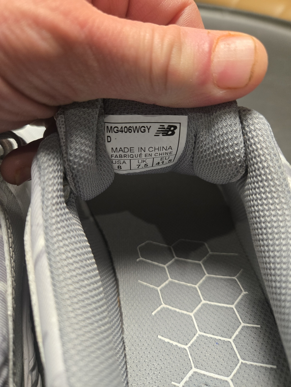 New Balance Fresh Foam Contend V2 Men's Size 8 Grey/White Athletic Shoes NEW - Picture 11 of 12